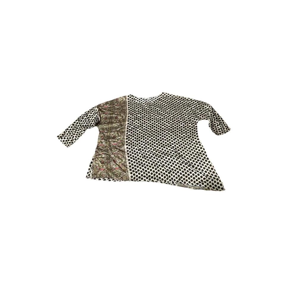 Krista Larson 100 Percent Silk Tunic Shirt One‎ Size H86